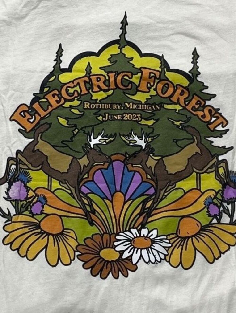 Electric Forest Preowned Medium Long Sleeve T-shirt